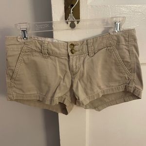 American Eagle Tan Khaki Shorts